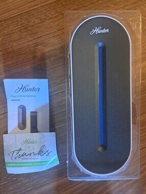New In Box Hunter Plug-Mounted UV-C Air Sanitizer, Pearl White HP247AP